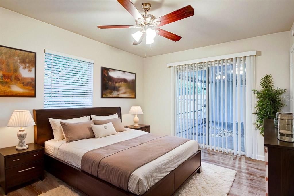 Bedroom, Interior, Wood Texture Flooring