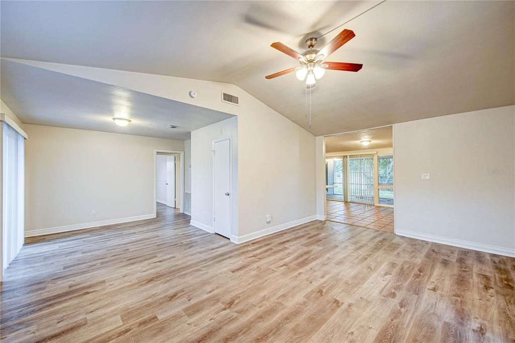 Empty room, Interior, Wood Texture Flooring