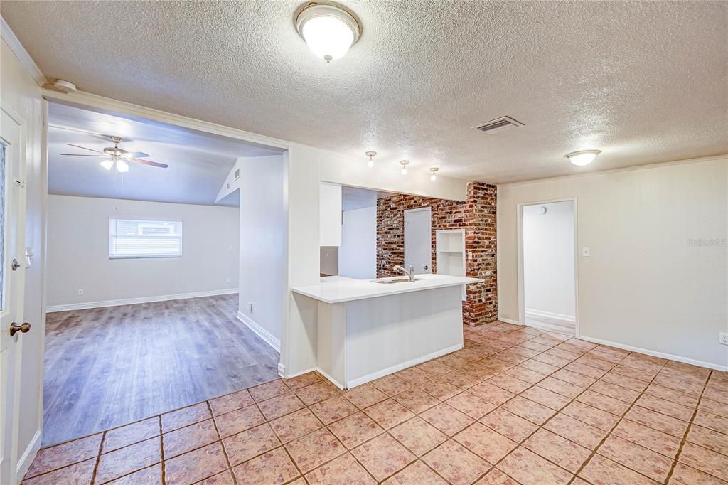 Empty room, Interior, Wood Texture Flooring