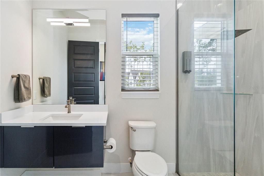 Bathroom, Glass Shower, Interior