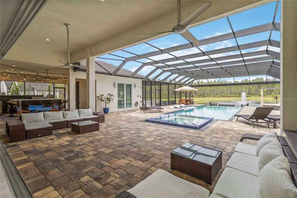 Glass Ceilings, Interior, Pool, Recessed Lighting, Sun Room