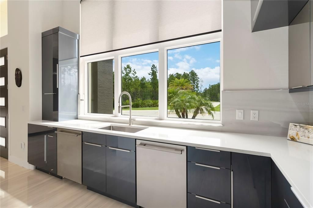 Interior, Kitchen, Wood Texture Flooring