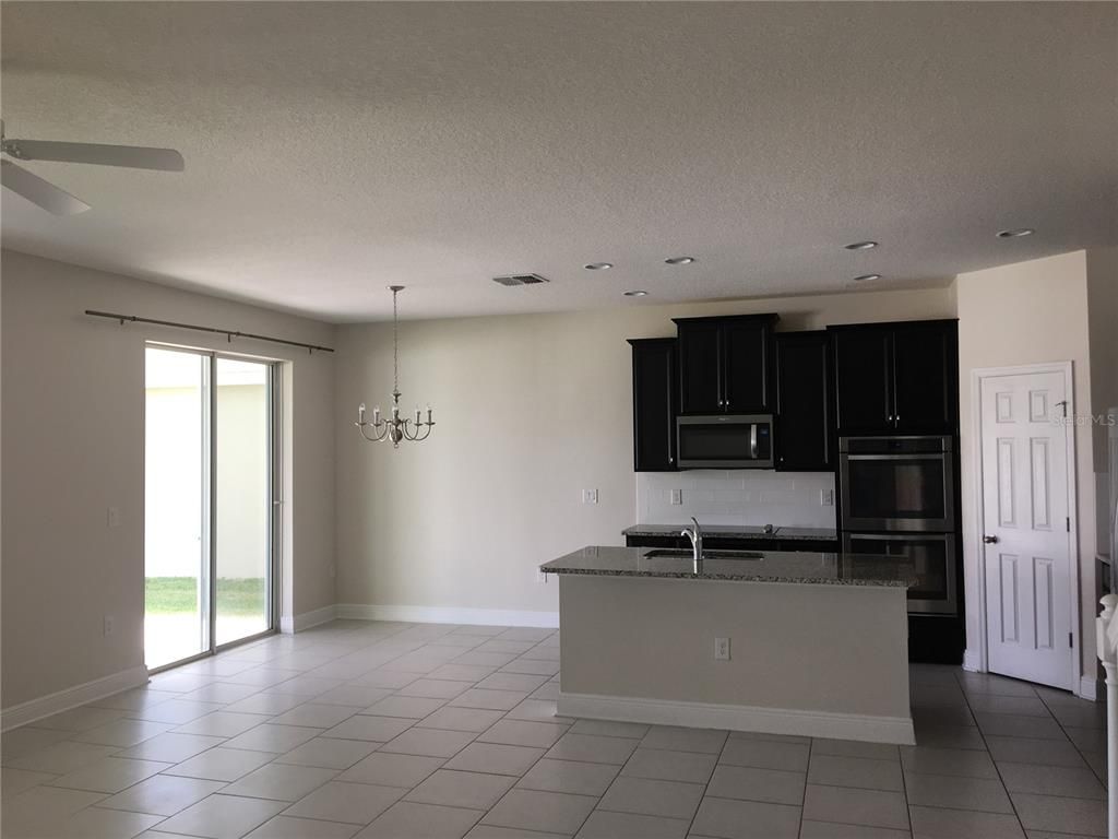 Chandelier, Interior, Kitchen, Recessed Lighting