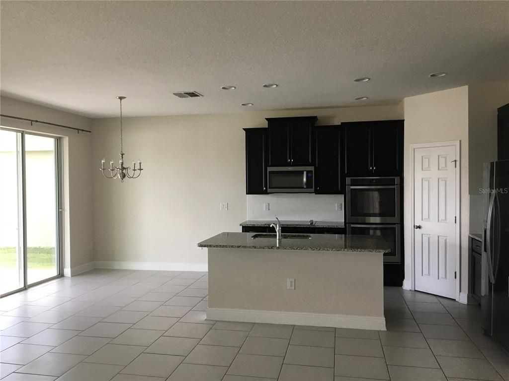 Chandelier, Interior, Kitchen, Recessed Lighting