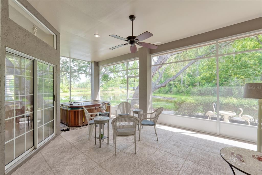 Dining room, Interior, Recessed Lighting, Sun Room