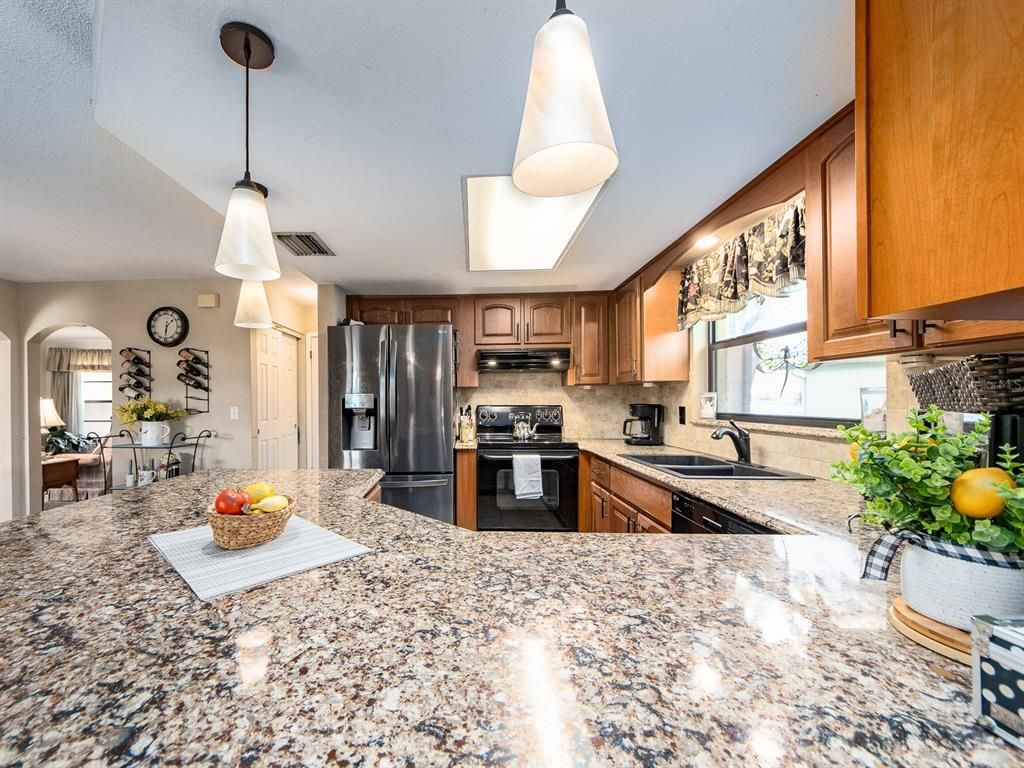 Interior, Kitchen, Pendant Lights, Stainless Steel Appliances