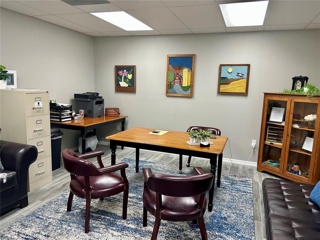 Home Office, Interior, Wood Texture Flooring