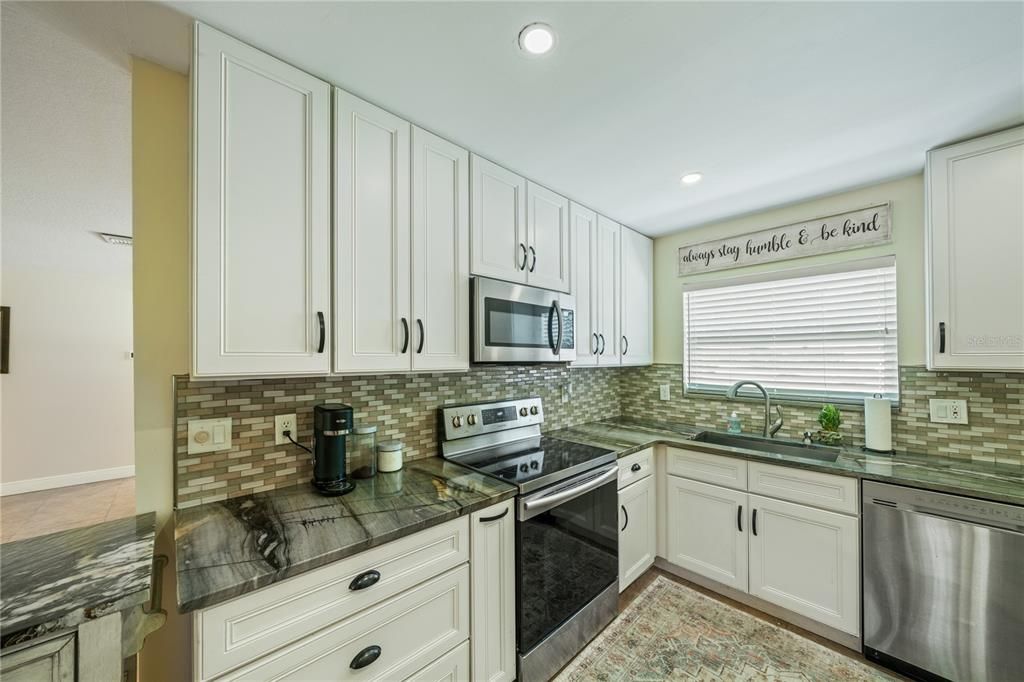 Interior, Kitchen, Recessed Lighting, Stainless Steel Appliances