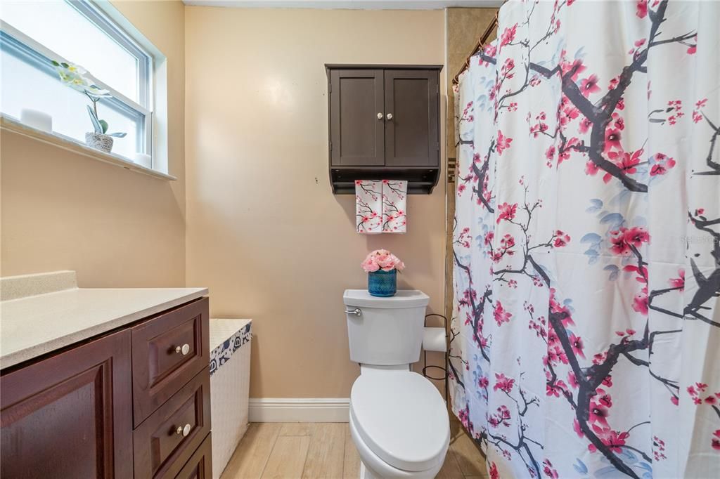 Bathroom, Interior, Wood Texture Flooring