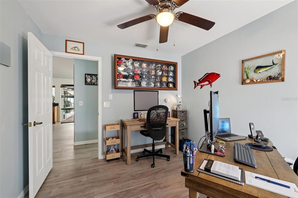 Home Office, Interior, Wood Texture Flooring