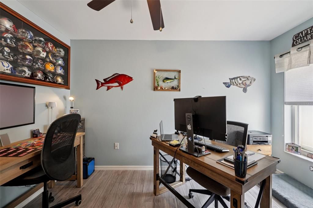 Home Office, Interior, Wood Texture Flooring