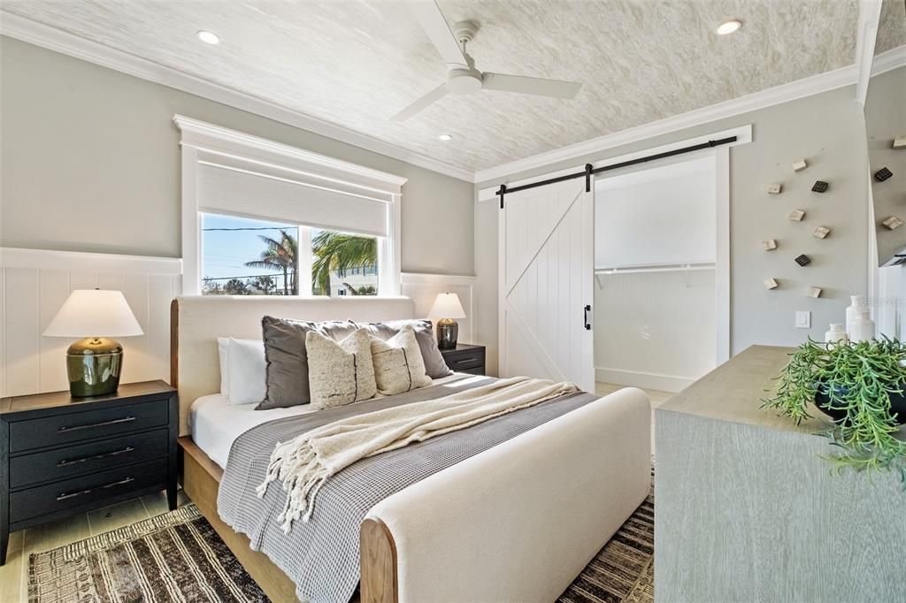 Bedroom, Interior, Recessed Lighting