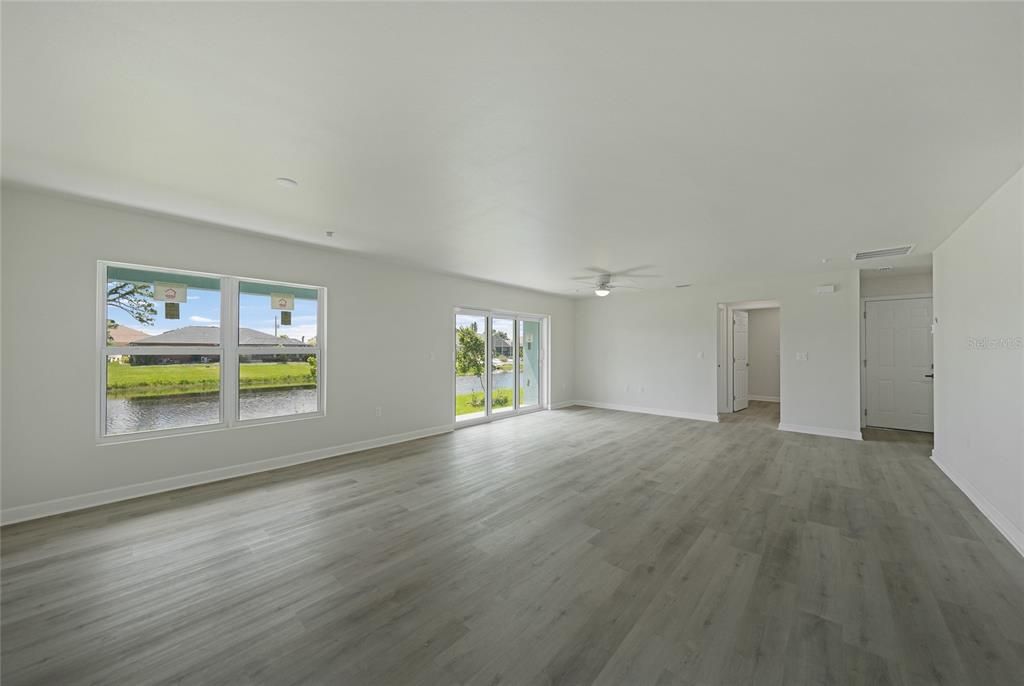 Empty room, Interior, Wood Texture Flooring