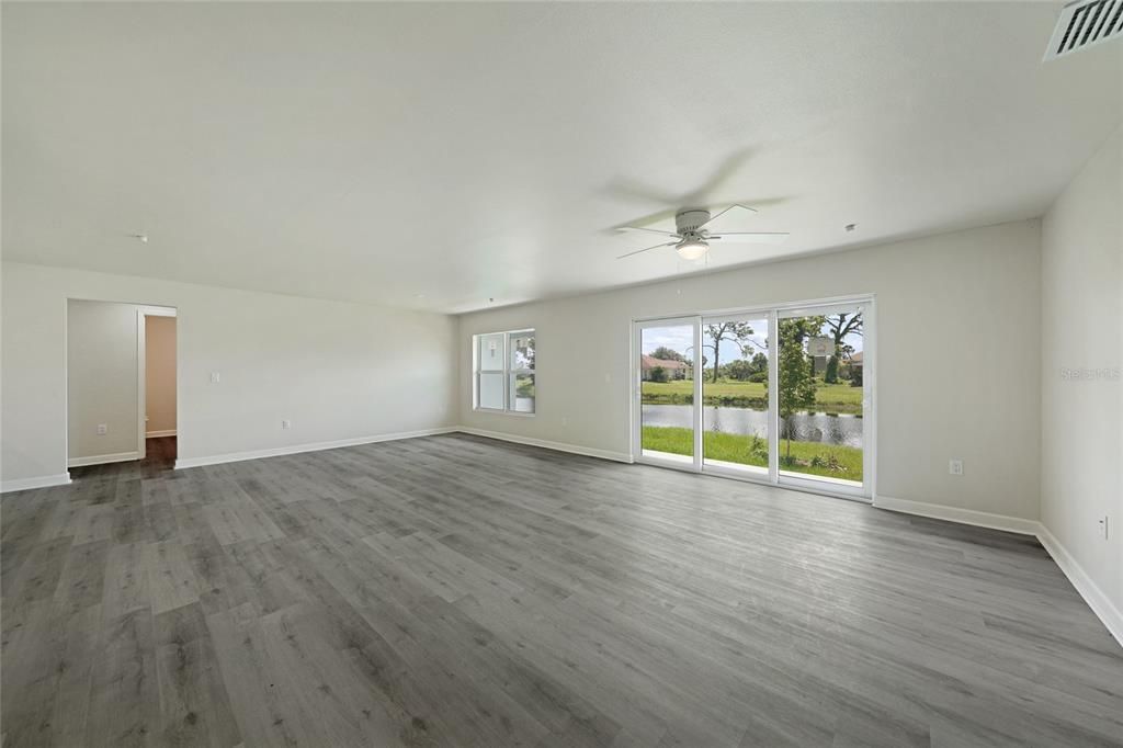 Empty room, Interior, Wood Texture Flooring