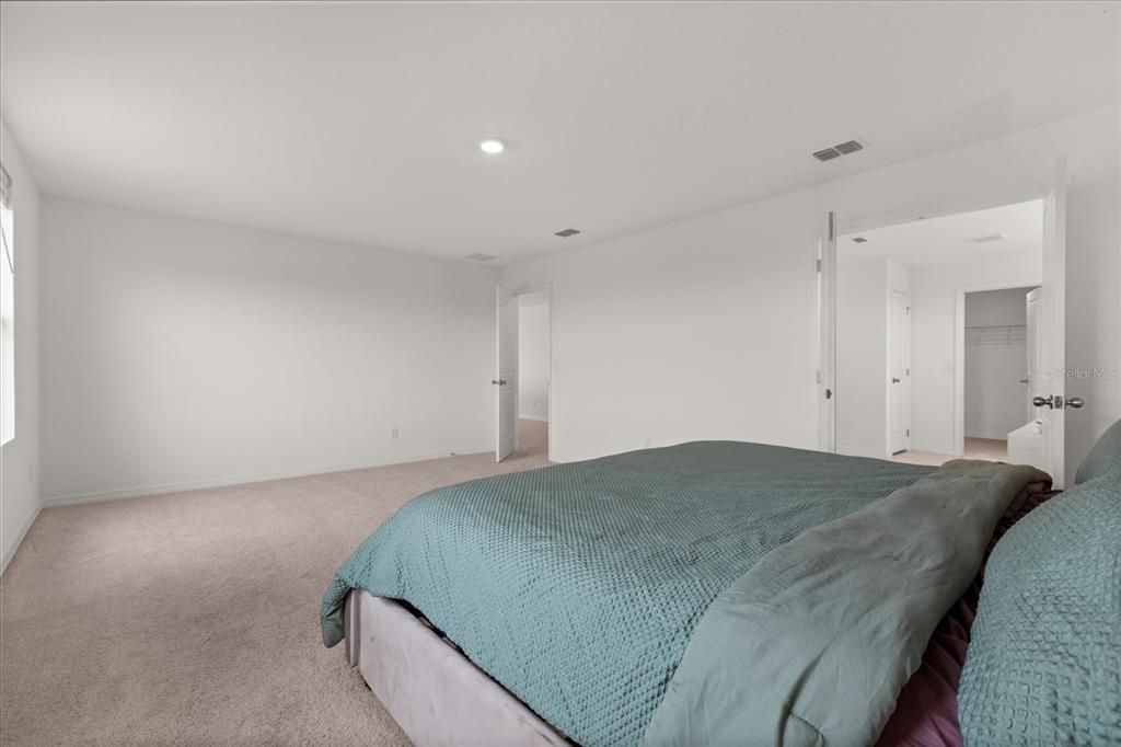 Bedroom, Interior, Recessed Lighting