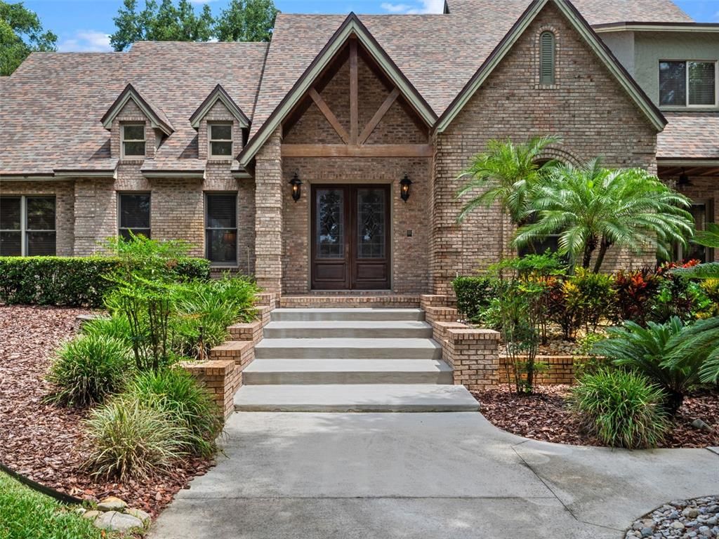 Exterior, Facade, Brick Facade, Tudor Revival