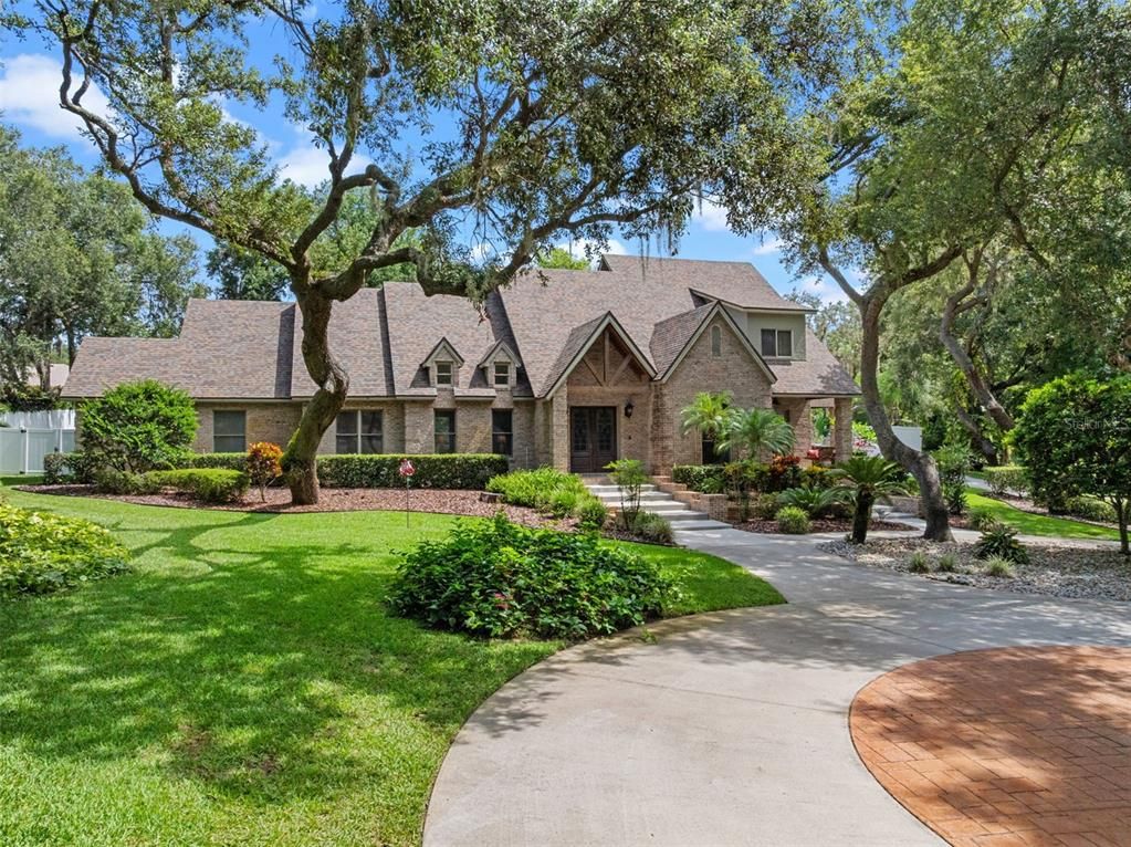 Exterior, Facade, Brick Facade, Tudor Revival