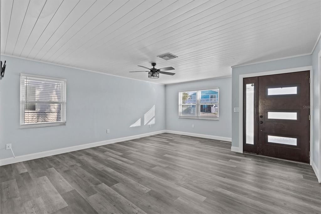 Empty room, Interior, Wood Texture Flooring
