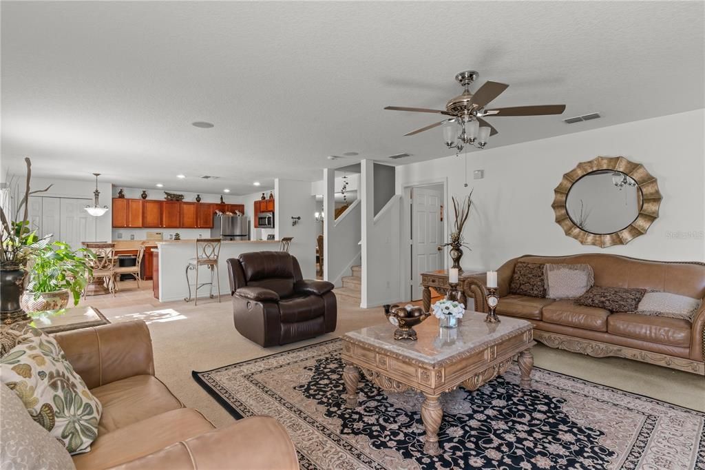 Dining room, Interior, Kitchen, Living room, Pendant Lights, Recessed Lighting