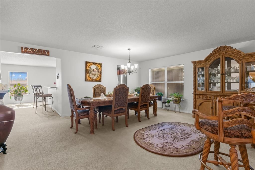 Chandelier, Dining room, Interior