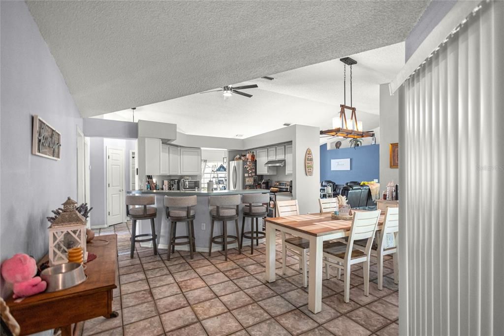 Dining room, Interior, Kitchen, Pendant Lights