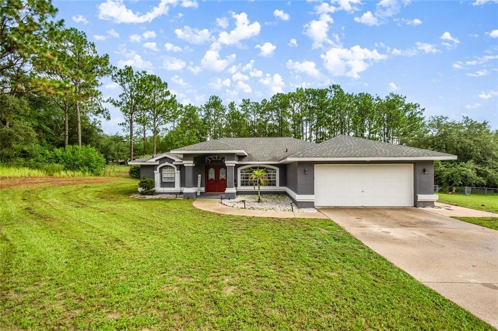Attached, Backyard, Exterior, Facade, Ranch