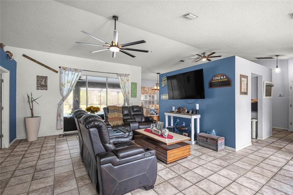 Fireplace, Interior, Living room, Pendant Lights