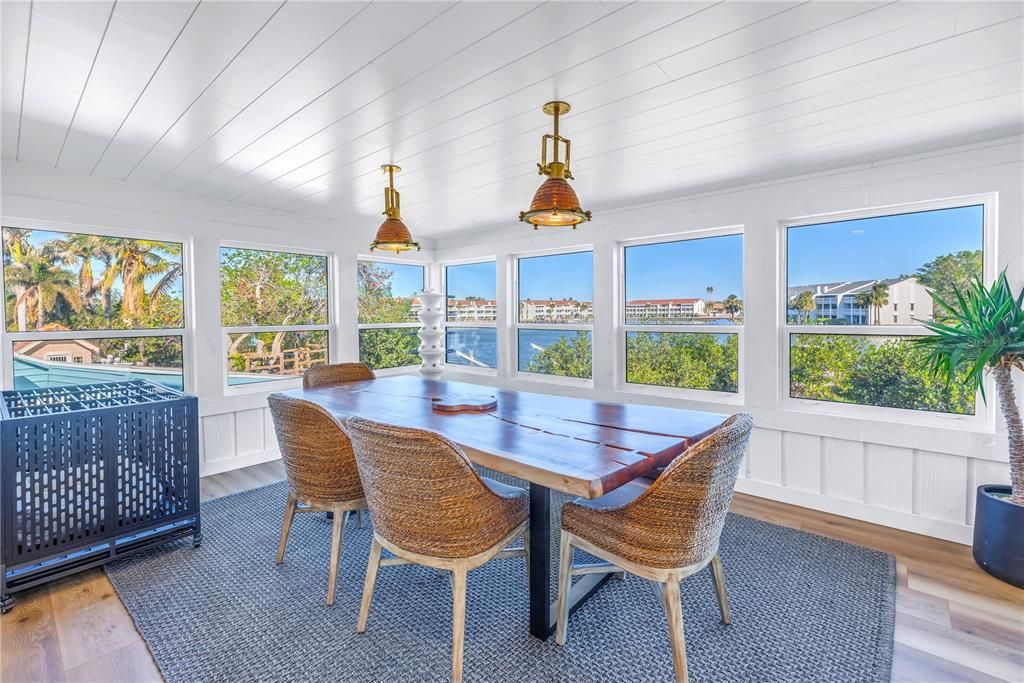 Dining room, Interior, Water, Wood Texture Flooring