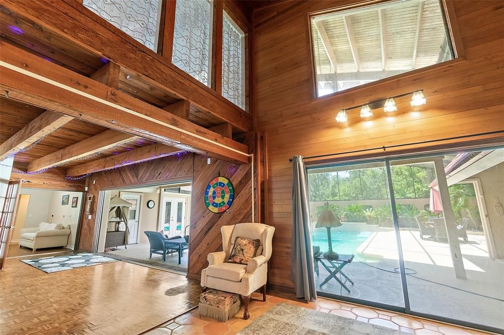 Interior, Wooden Beams, Wooden Ceilings, Wooden Walls
