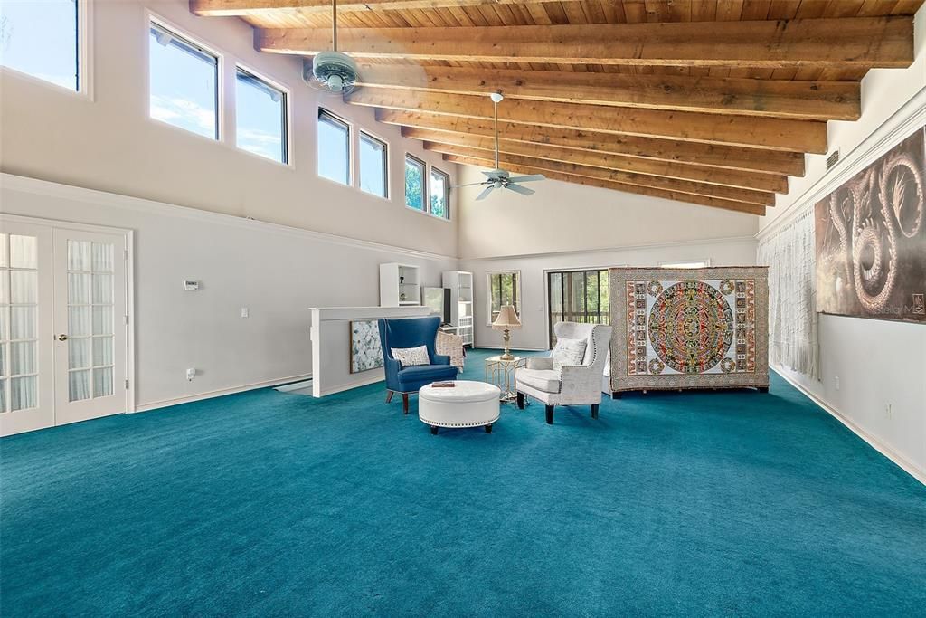 Interior, Living room, Wooden Beams, Wooden Ceilings