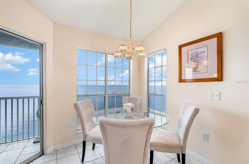Dining room, Interior, Pendant Lights, Water
