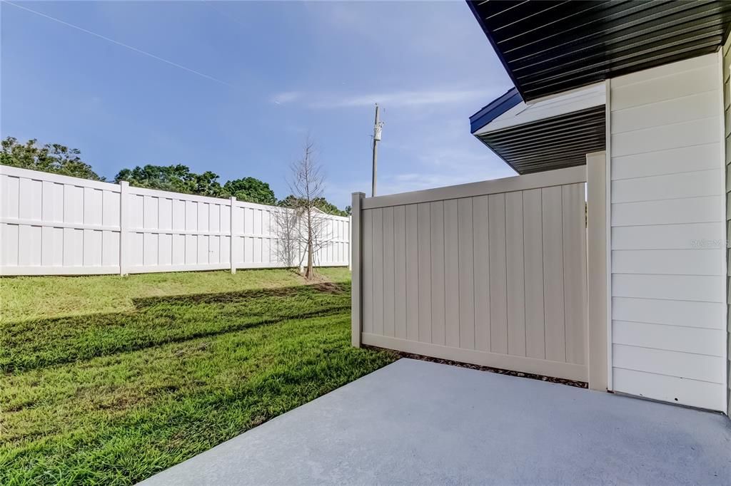 Backyard, Exterior