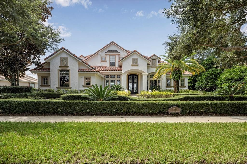 Backyard, Exterior, Facade, Mediterranean