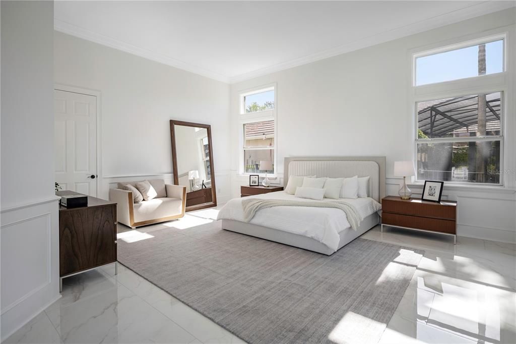 Bedroom, Interior, Marble