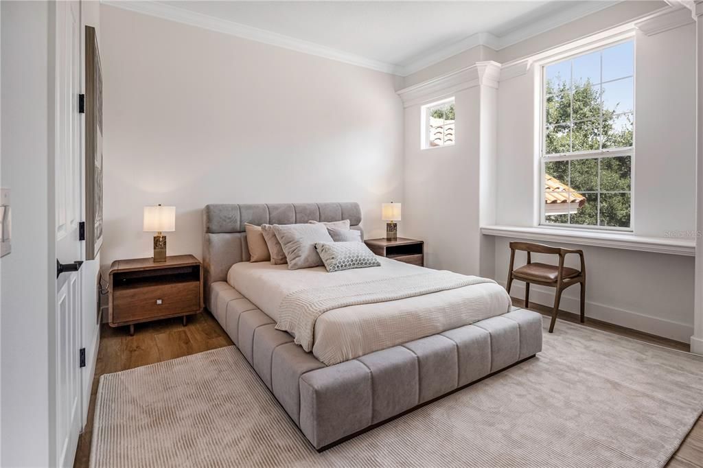 Bedroom, Interior, Wood Texture Flooring