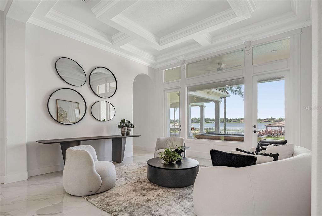 Interior, Living room, Marble, Water