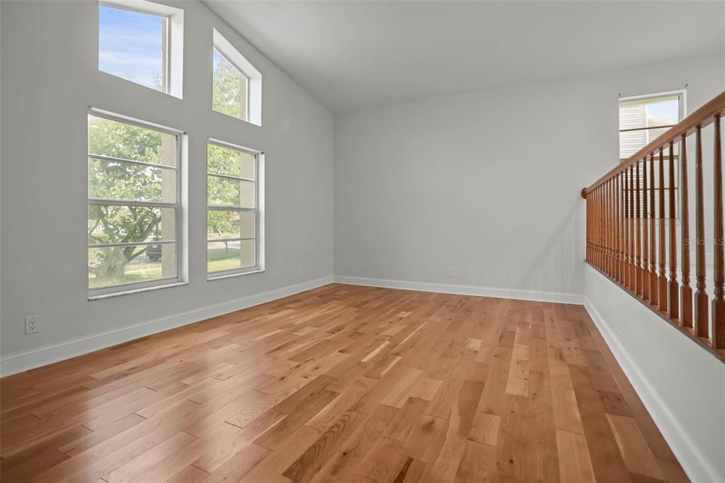 Empty room, Interior, Wood Texture Flooring