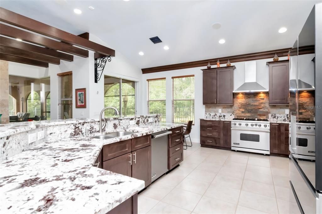 Interior, Kitchen, Recessed Lighting, Stainless Steel Appliances