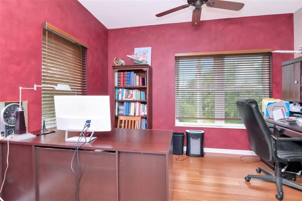 Home Office, Interior, Wood Texture Flooring
