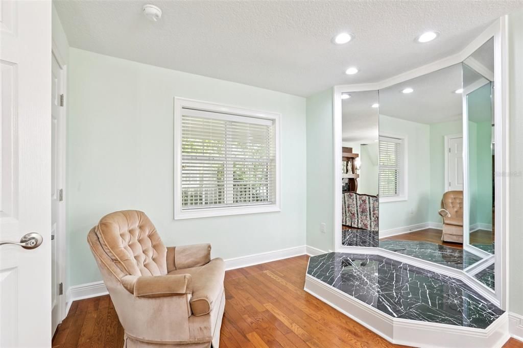 Interior, Marble, Recessed Lighting, Wood Texture Flooring