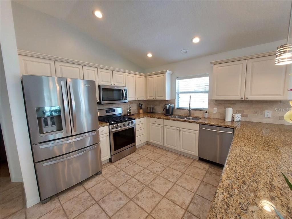 Interior, Kitchen, Recessed Lighting, Stainless Steel Appliances