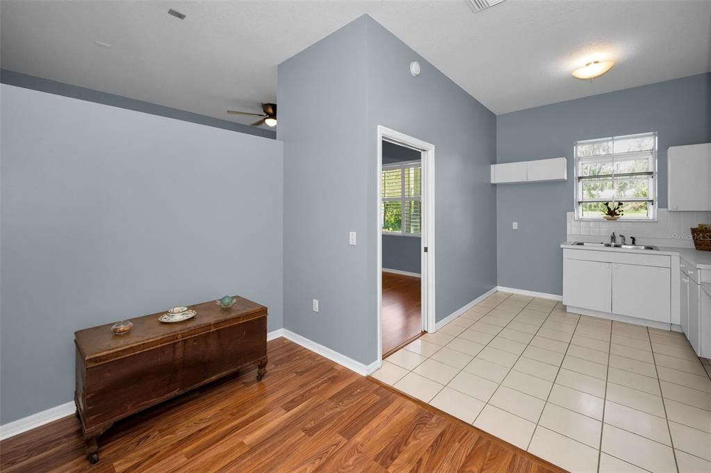 Interior, Kitchen, Wood Texture Flooring