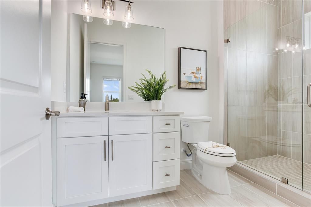 Bathroom, Glass Shower, Interior