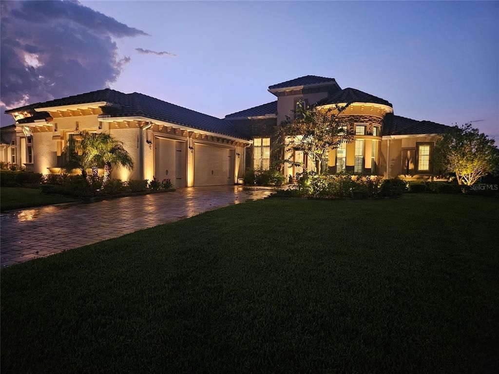 Attached, Backyard, Exterior, Facade, French Provincial