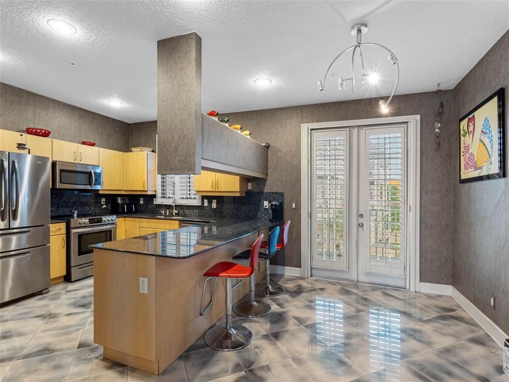 Interior, Kitchen, Recessed Lighting, Stainless Steel Appliances