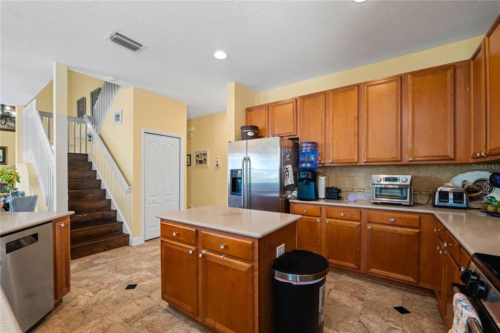 Interior, Kitchen, Recessed Lighting, Stainless Steel Appliances
