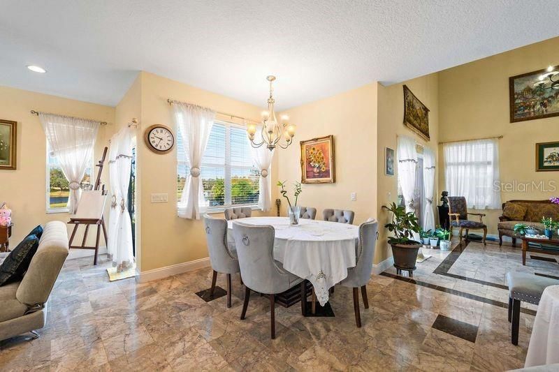 Chandelier, Dining room, Interior, Living room, Recessed Lighting