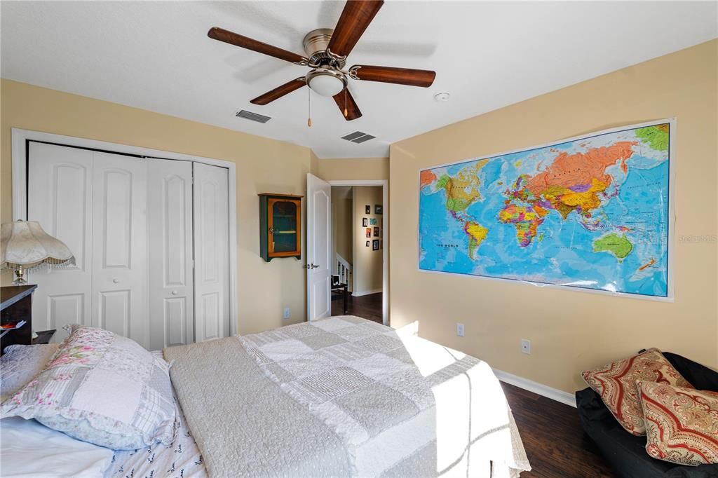 Bedroom, Interior, Wood Texture Flooring