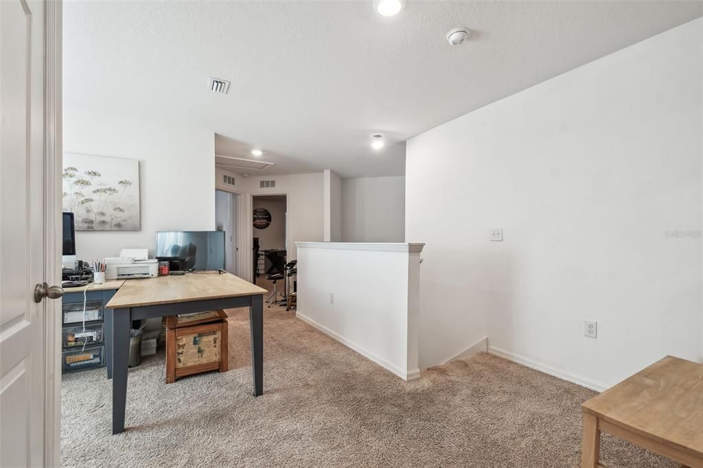 Home Office, Interior, Recessed Lighting