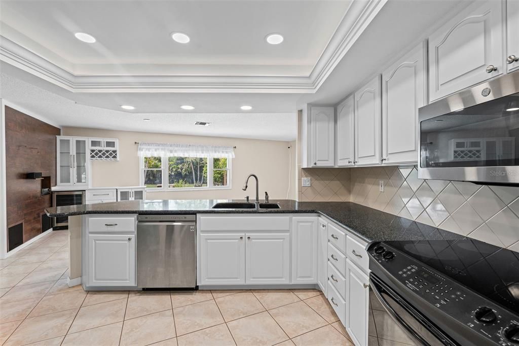 Interior, Kitchen, Recessed Lighting, Stainless Steel Appliances